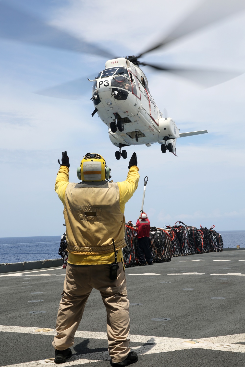 MSC's USNS Charles Drew Conducts Trilateral Replenishment At Sea