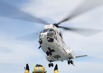 MSC's USNS Charles Drew Conducts Trilateral Replenishment At Sea