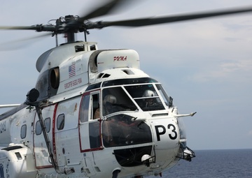 MSC's USNS Charles Drew Conduct’s Trilateral Replenishment-at-Sea