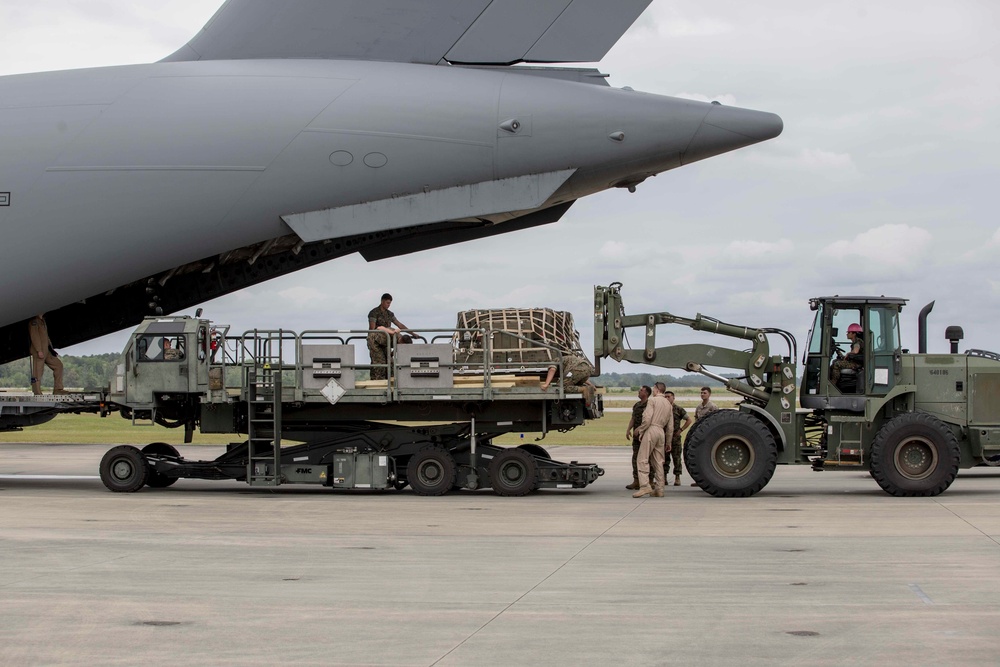 Air Force C-17's Visit MCAS Beaufort