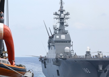 MSC's USNS Charles Drew Conducts Trilateral Replenishment-at-Sea