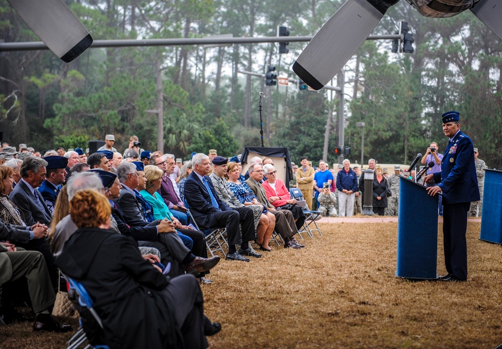 AC-130H and MC-130P immortalized in air park
