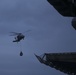 22nd MEU Marines and USS Wasp Sailors resupply at sea