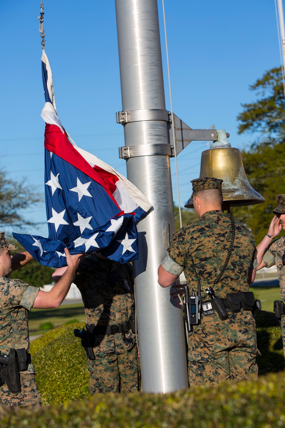 Camp Lejeune Morning Colors