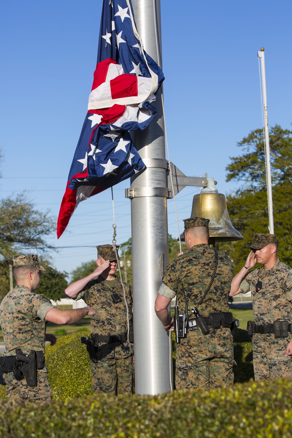 Camp Lejeune Morning Colors