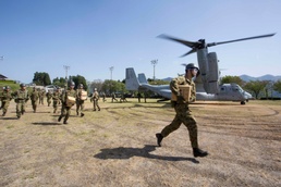 JSDF, U.S. Marines continue Ship to Shore Earthquake Relief
