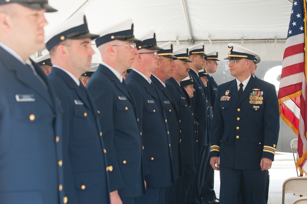 Coast Guard Cutter Willow changes command in Newport, RI