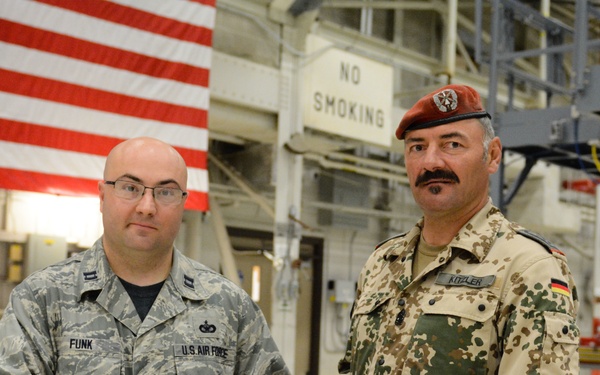 Airmen receive German badge
