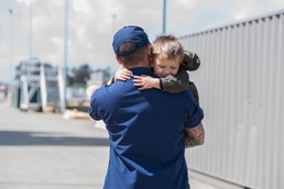Coast Guard Cutter returns home after 95-day deployment
