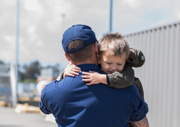 Coast Guardsmen returns home after stopping over $200 million in drugs