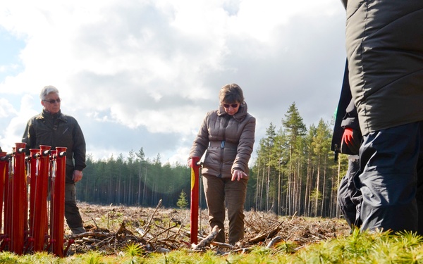 Eagle Troop participates in Kuusalu tree planting ceremony