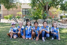 Girl Scouts acknowledge Earth Day 2016 with tree planting at Camp As Sayliyah