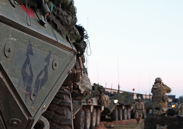 Wolfpack soldiers get ready to roll