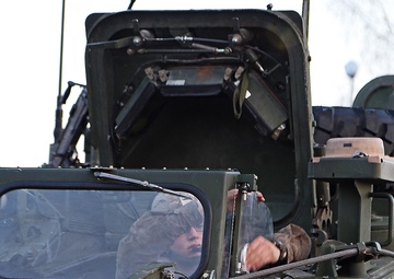 Wolfpack soldiers get ready to roll