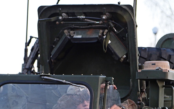 Wolfpack soldiers get ready to roll