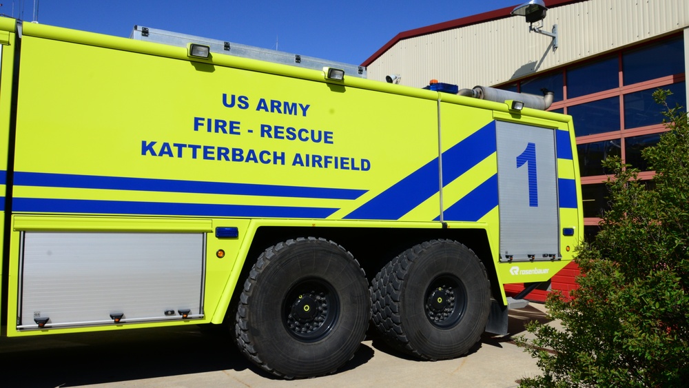 U.S. Army Garrison Ansbach Fire Department training