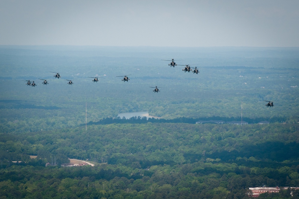SC National Guard AH-64 Apaches Leave for Annual Training
