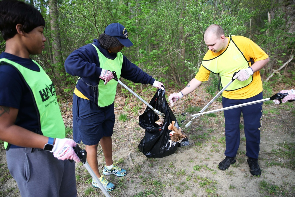 Adopt-A-Spot Earth Day COMREL