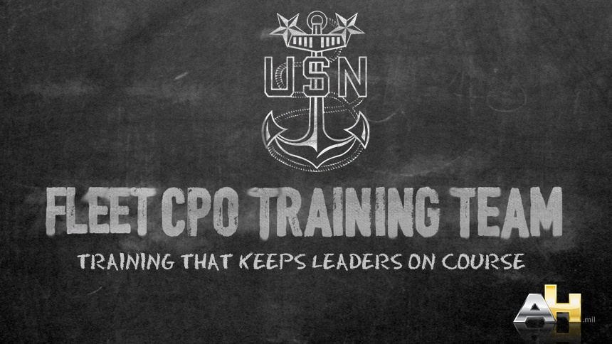 Fleet CPO Training Team Keeps Leaders on Course
