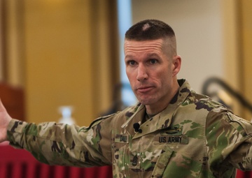 Sgt. Maj. of the Army Dailey:  "We must fight and win."