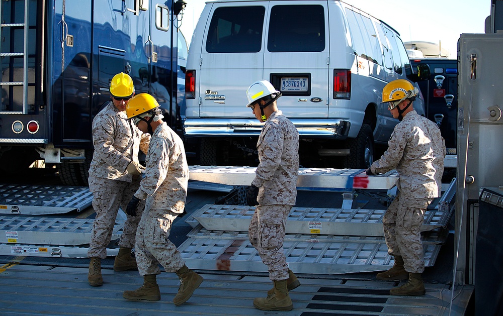 CBIRF proves their ability to mobilize by sea aboard LCACs