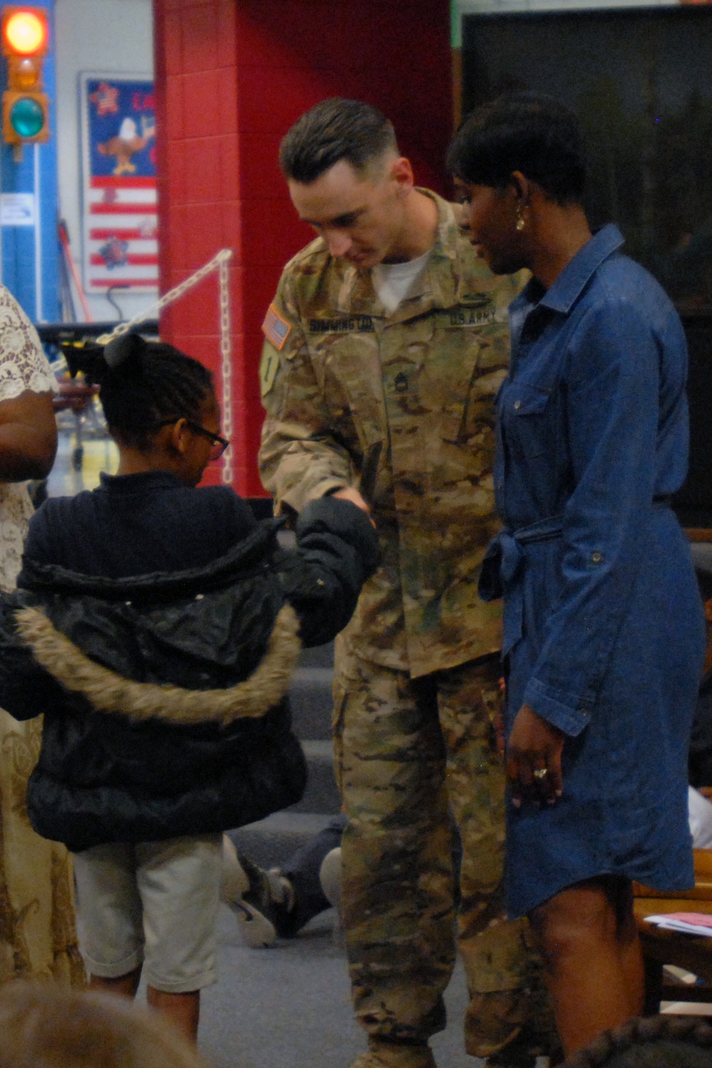 Soldier recognizes military children’s sacrifices