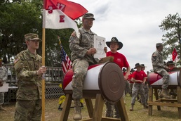 Lighthorse troopers test their cavalry spirit