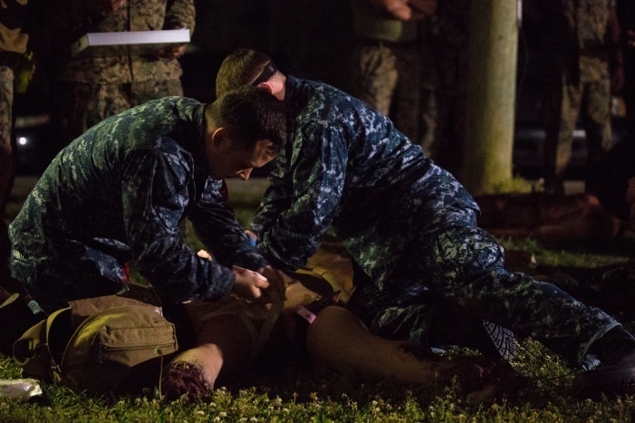 Any clime and place: sailors bring hospital knowledge to the field