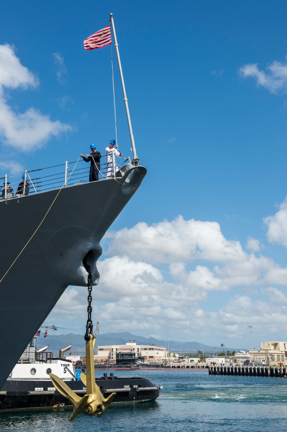Pacific Surface Action Group stops at Pearl Harbor for a scheduled port visit