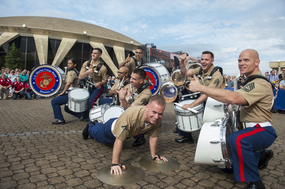 Quantico U.S. Marine Corps Band Performs at Virginia International Tattoo