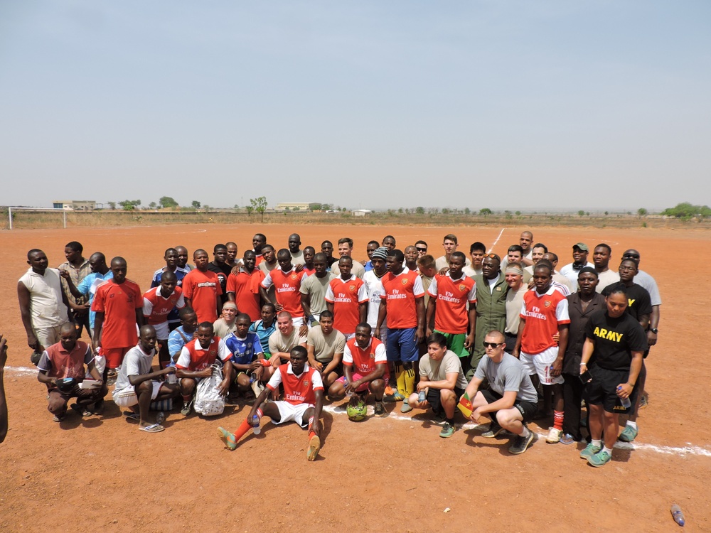 Sportsmanship, competition strengthens partnership in Cameroon