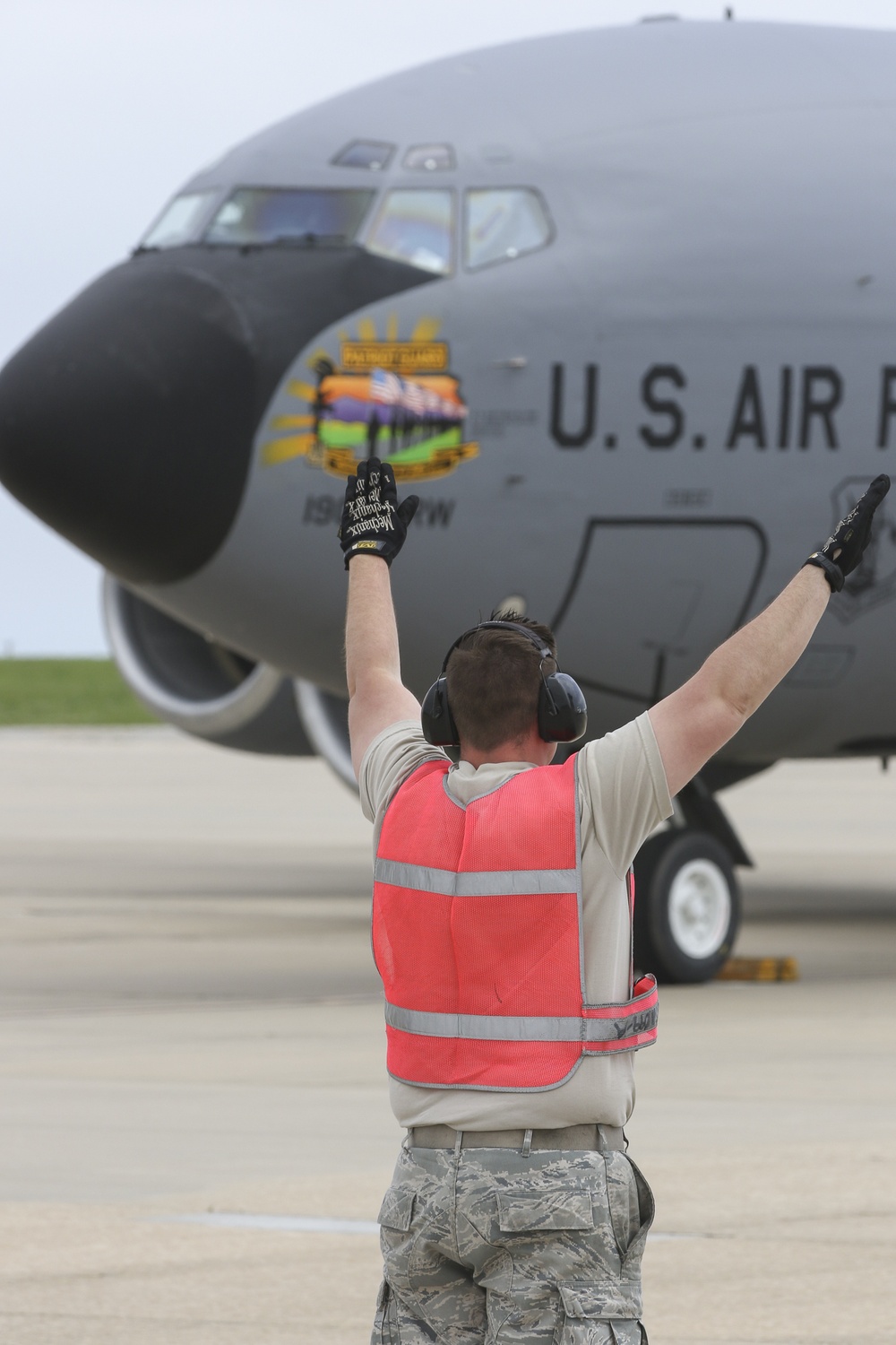 190th ARW evacuates four KC-135Rs in anticipation of severe weather