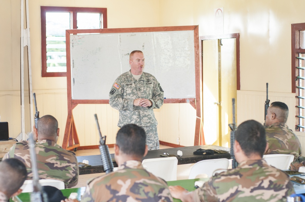 ‘Friendly Islands’ hospitality on display during weapons tactics, techniques exchange