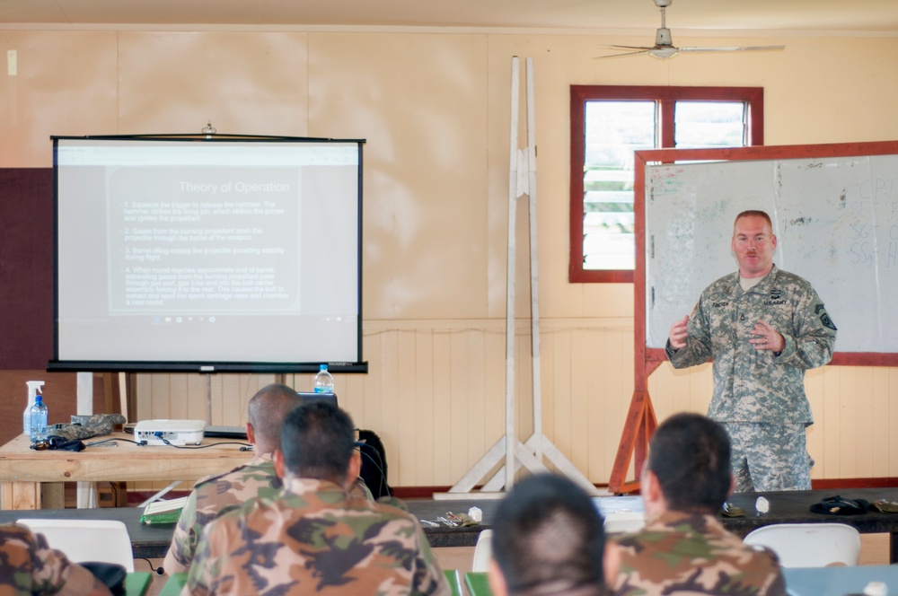 ‘Friendly Islands’ hospitality on display during weapons tactics, techniques exchange