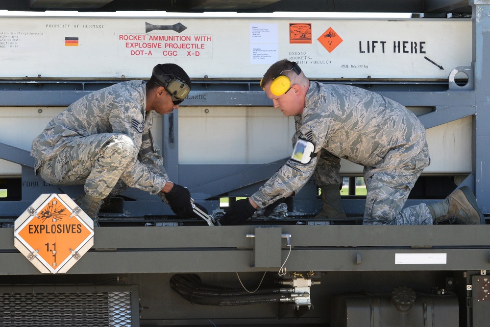 375th Logistics Readiness Squadron transfers German Air Force munitions