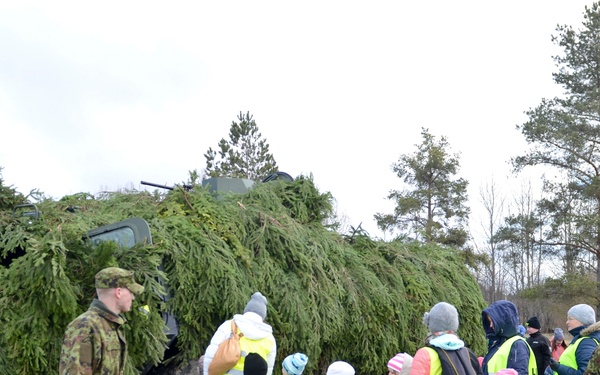 Eagle Troop participates in Estonian Army open house