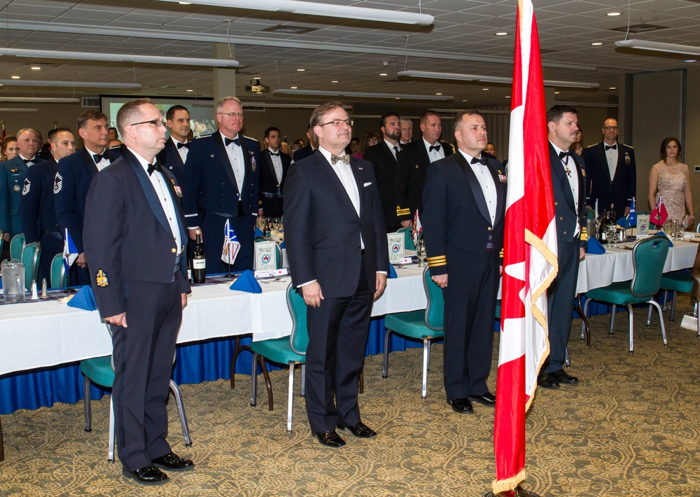 Canadian national anthem played during WADS Canadian Mess Dinner