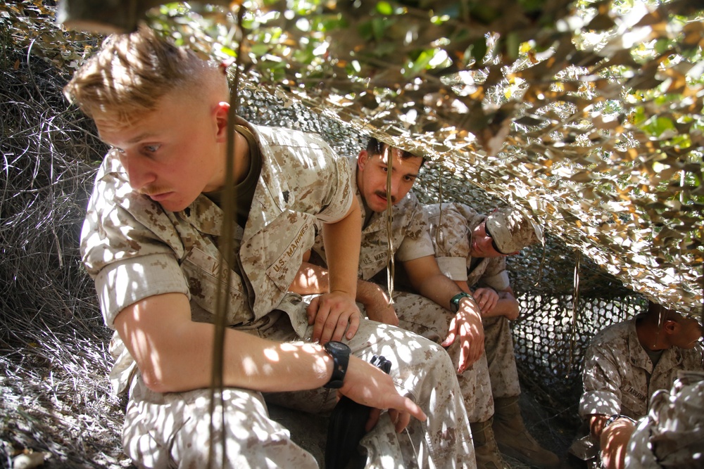 Behind Enemy Lines: Marines Learn How to Construct Hide Sites