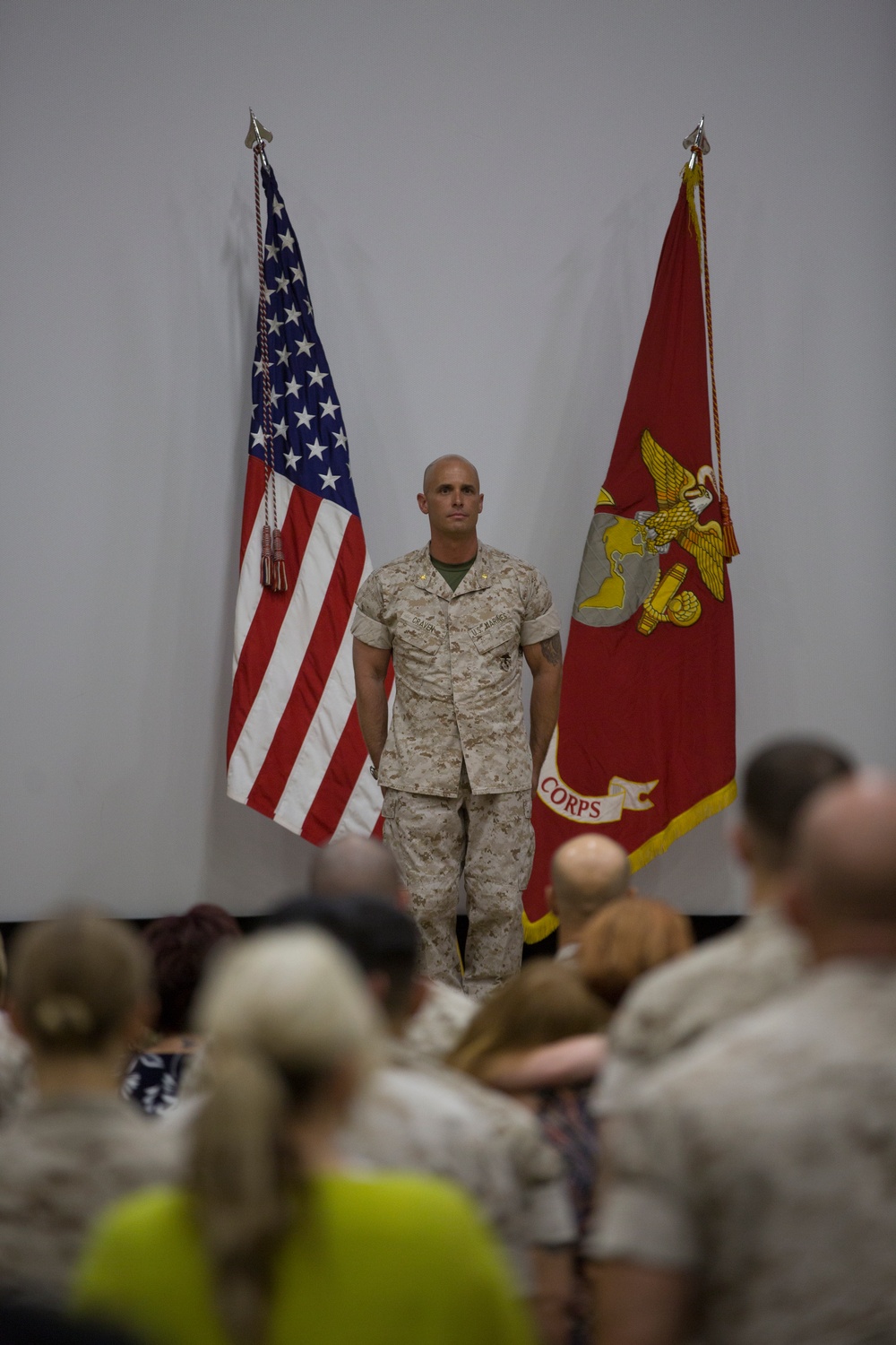 Maj. Craven retires aboard Combat Center