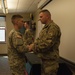Soldier Shakes Hands with Sergeant