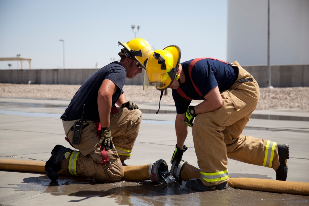 MCAS Yuma ARFF and Station Fire Department Conducts Annual Semper Durus Exercise