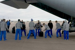 Puerto Rico Air National Guard provides airlift to U.S. Air Force Academy hockey team
