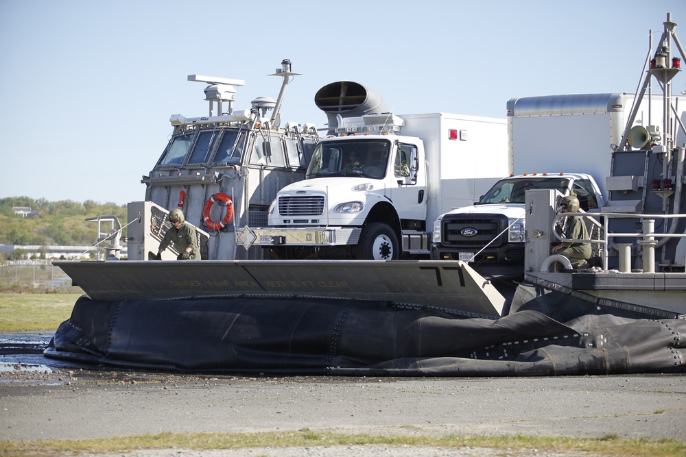 CBIRF proves their ability to mobilize by sea aboard LCACs