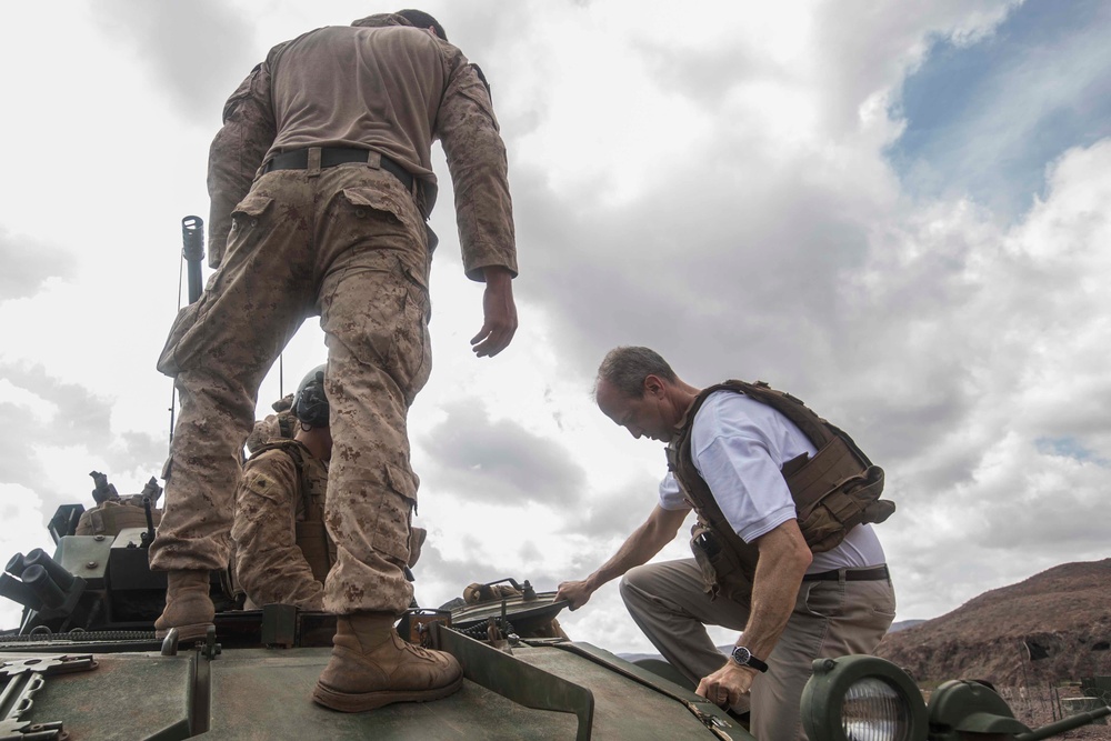 U.S. Ambassador visits Gunsmoke Djibouti