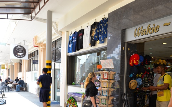 Navy Region Center Singapore welcomes USS John C. Stennis Strike Group Sailors