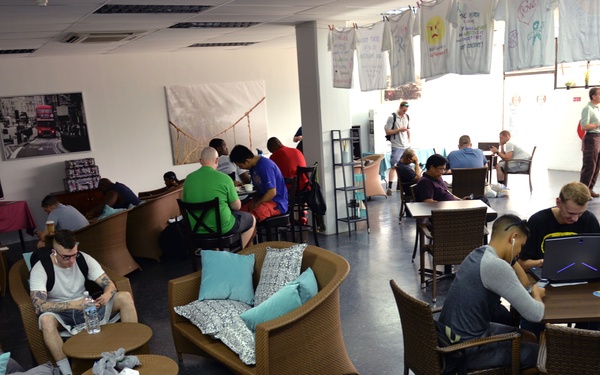 Navy Region Center Singapore welcomes USS John C. Stennis Strike Group Sailors