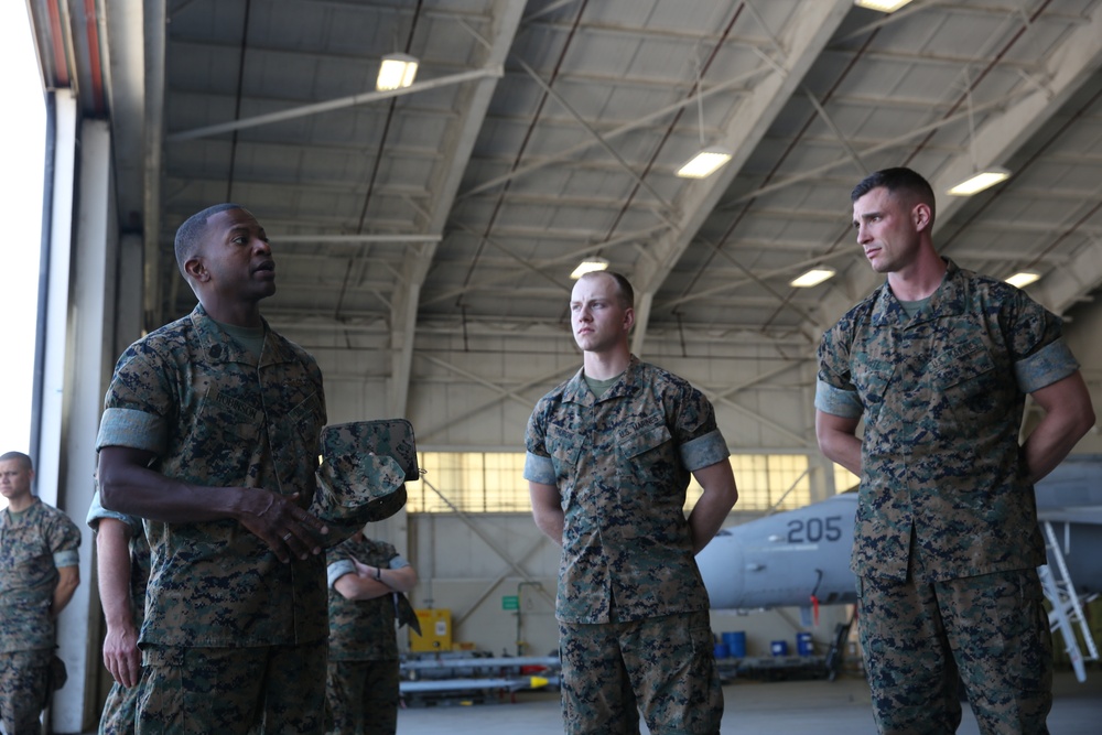 LtGen John E. Wissler visits Marine Corps Air Station Beaufort