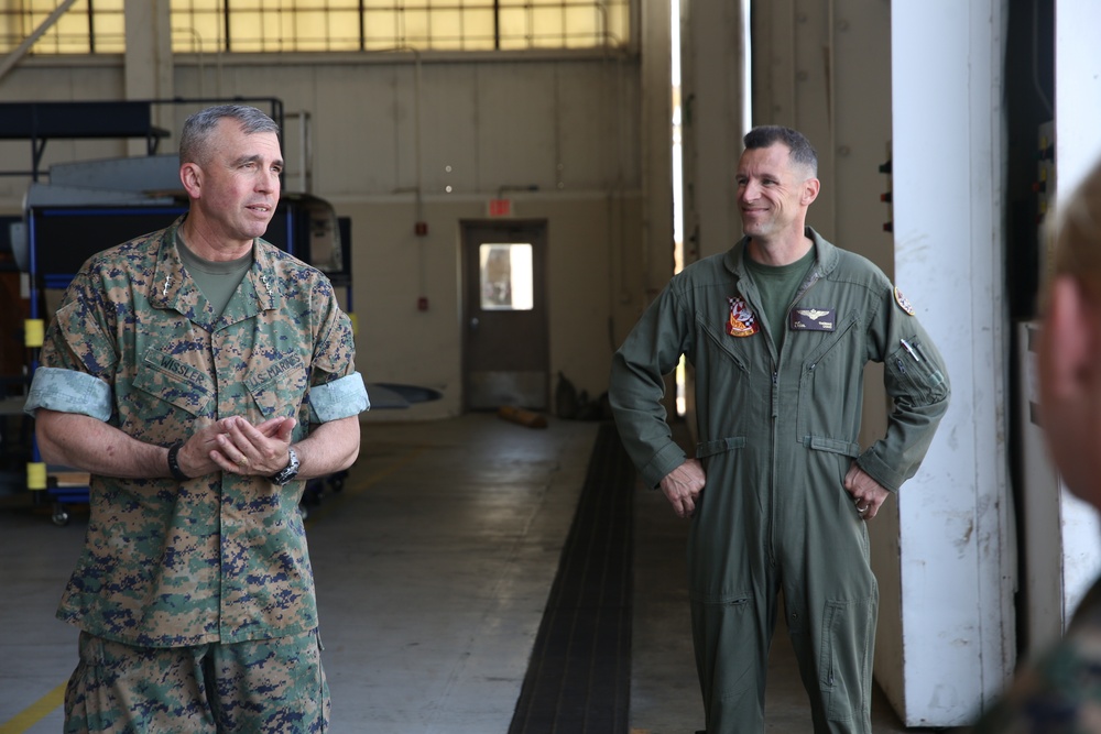 LtGen John E. Wissler visits Marine Corps Air Station Beaufort