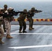 U.S. &amp; Spanish Marines conduct a deck shoot during AMPHIBEX 16.1