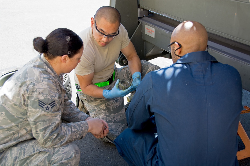 349th Maintenance Squadron aerospace ground equipment mechanics training